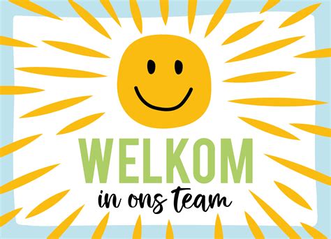 Welkom! .